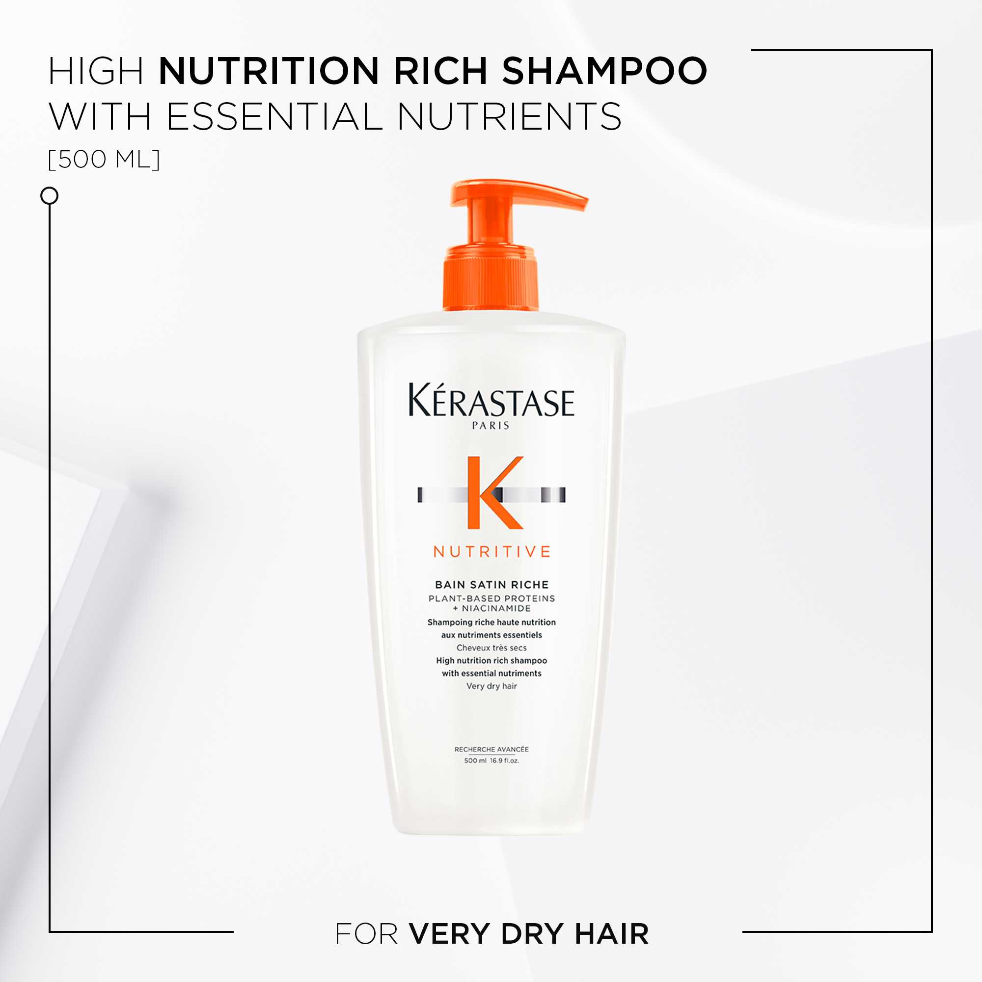 Kérastase Nutritive Bain Riche 500Ml - www.Hudonline.no 