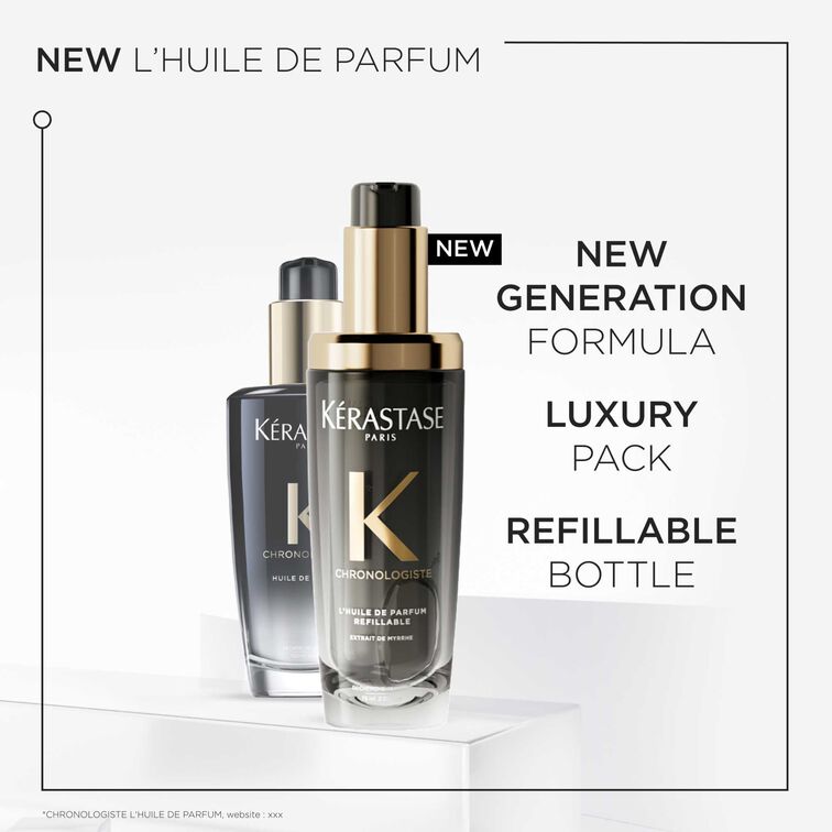 Kerastasé CHRONOLOGISTE L'HUILE DE PARFUM REFILLABLE HAIR OIL 75ML - www.Hudonline.no 