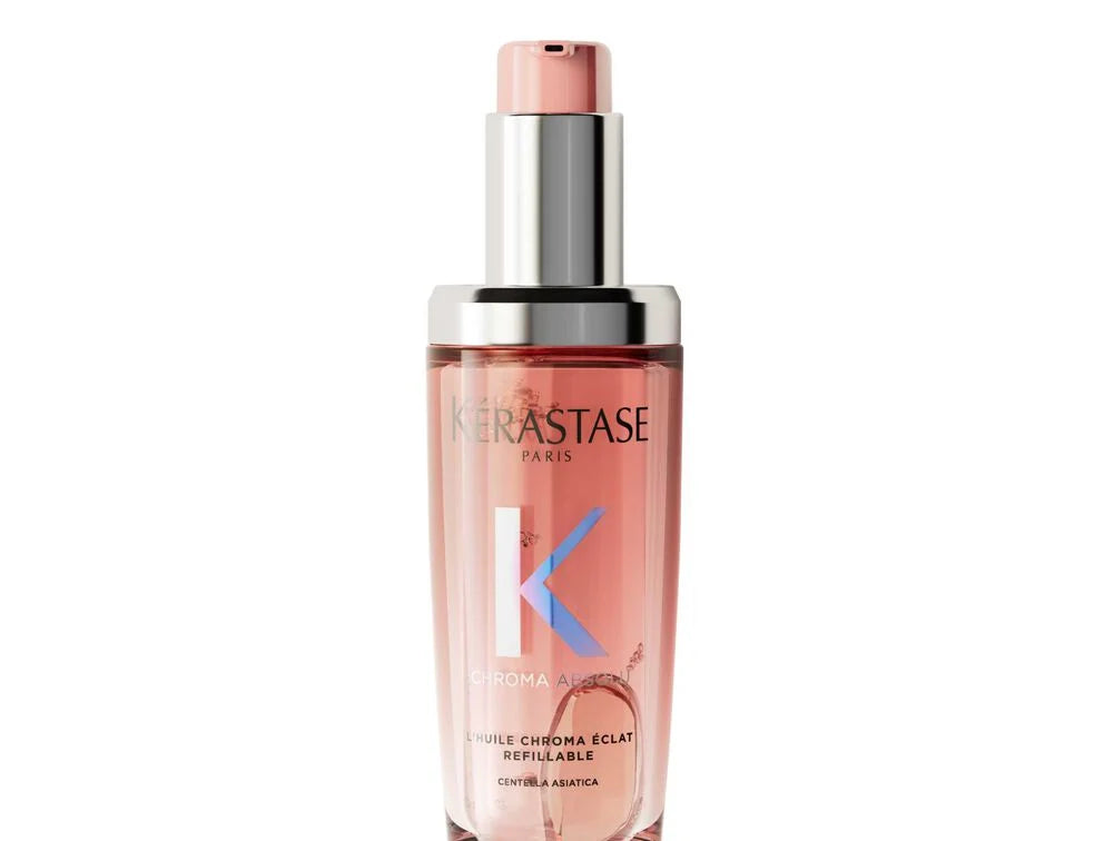 Kerastasé CHROMA ÉCLAT REFILLABLE HAIR OIL 75ML - www.Hudonline.no 