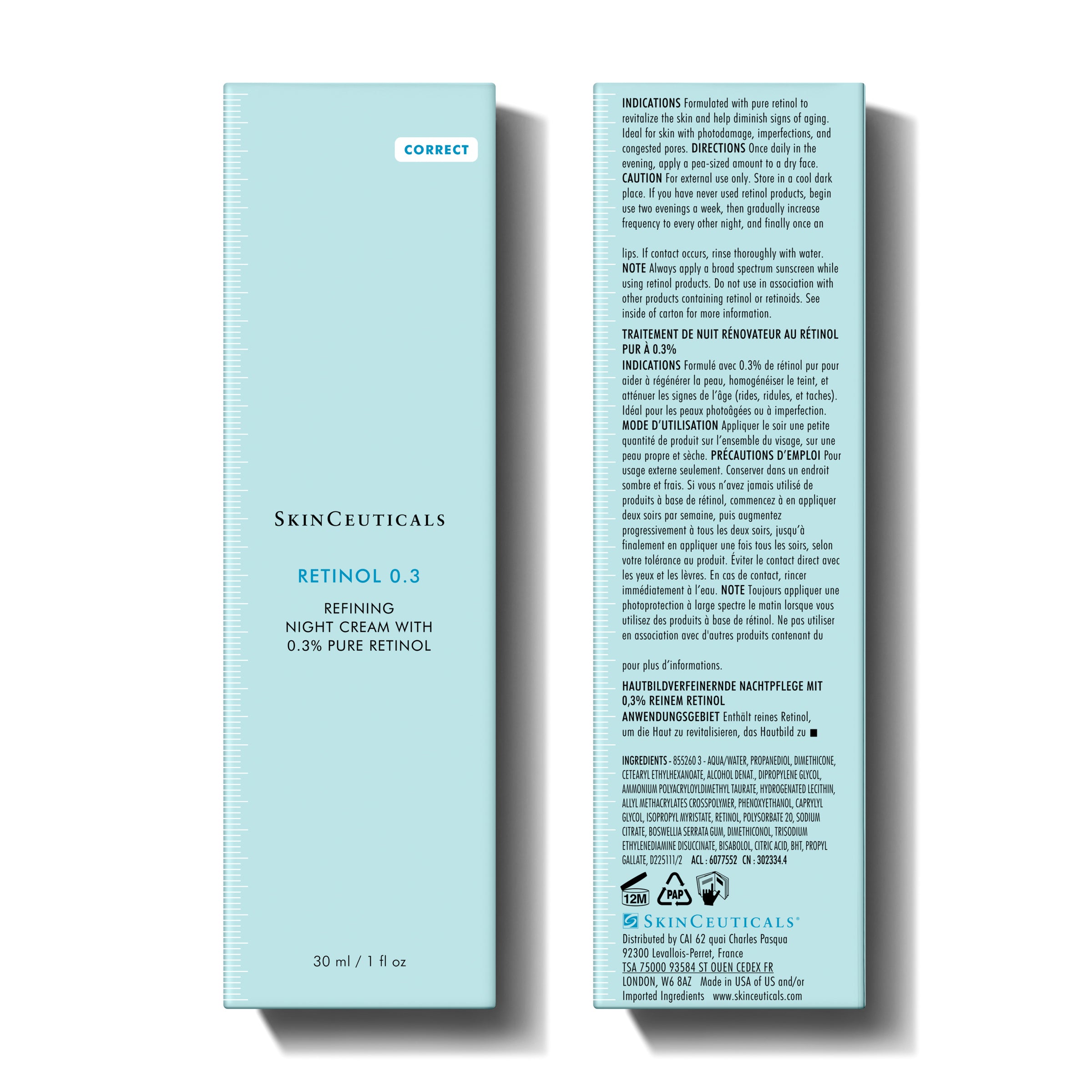 Skinceuticals Retinol 0,3% 30ml - www.Hudonline.no 