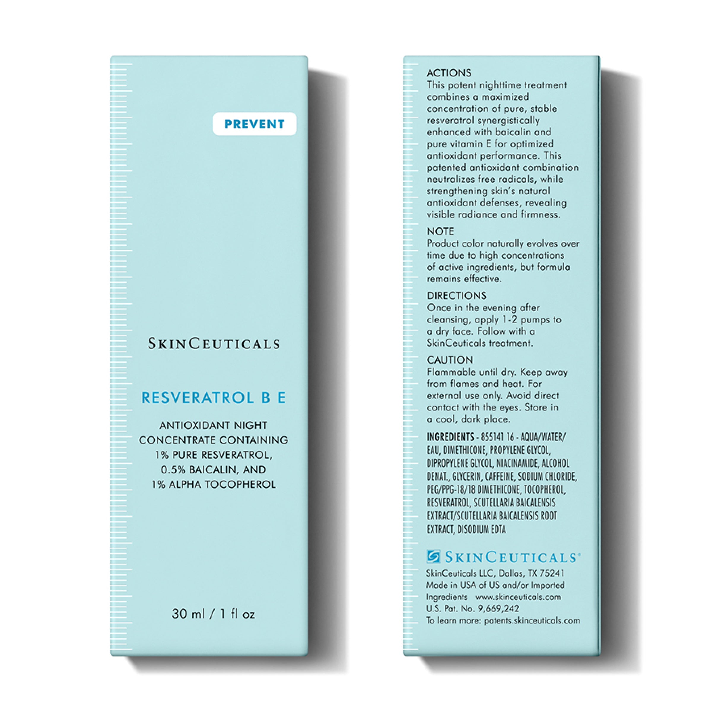 Skinceuticals Resveratrol 30ml - www.Hudonline.no 