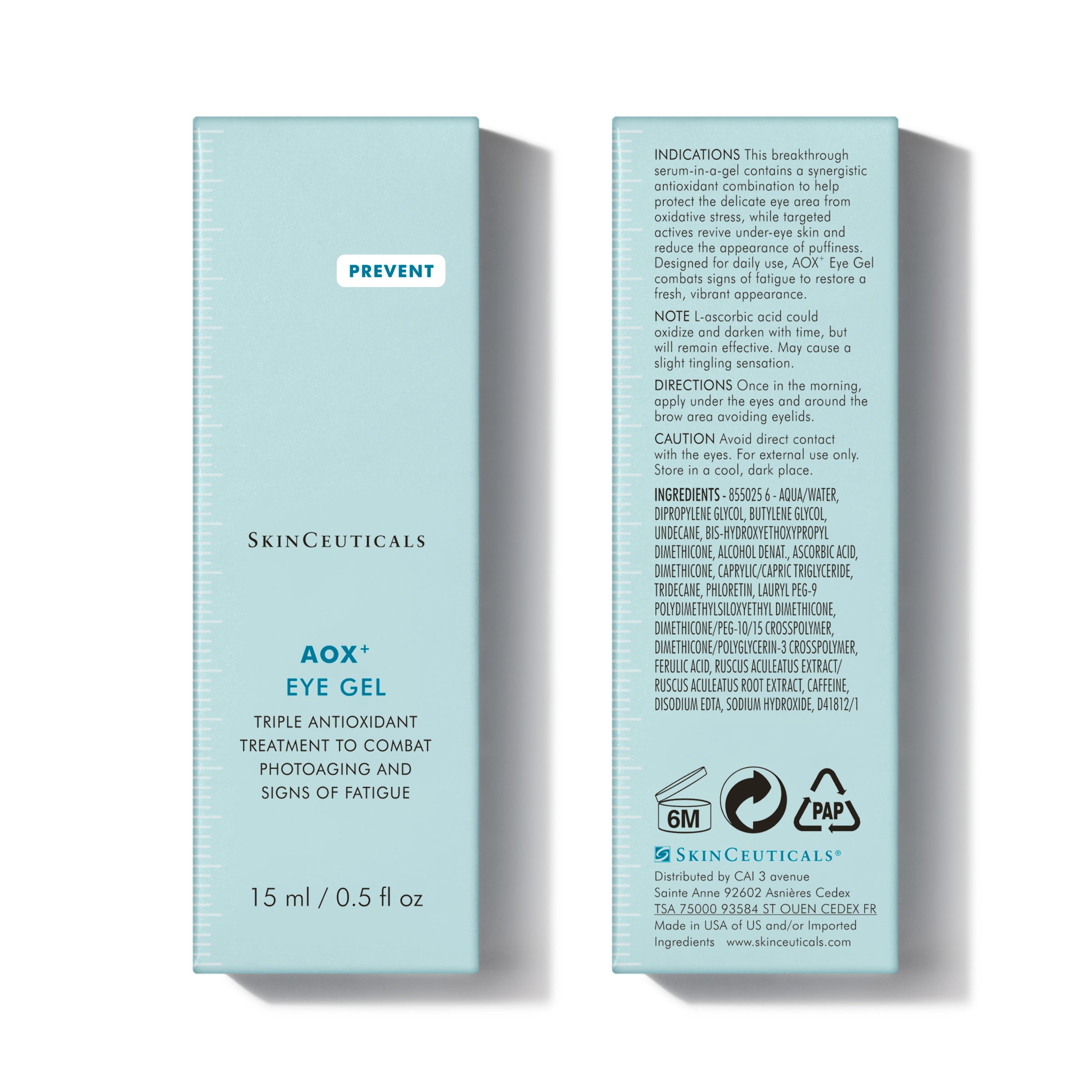 Skinceuticals AOX+Eye Gel 15ml - www.Hudonline.no 