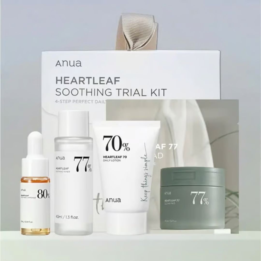 Anua Heartleaf Soothing Trial Kit - www.Hudonline.no 