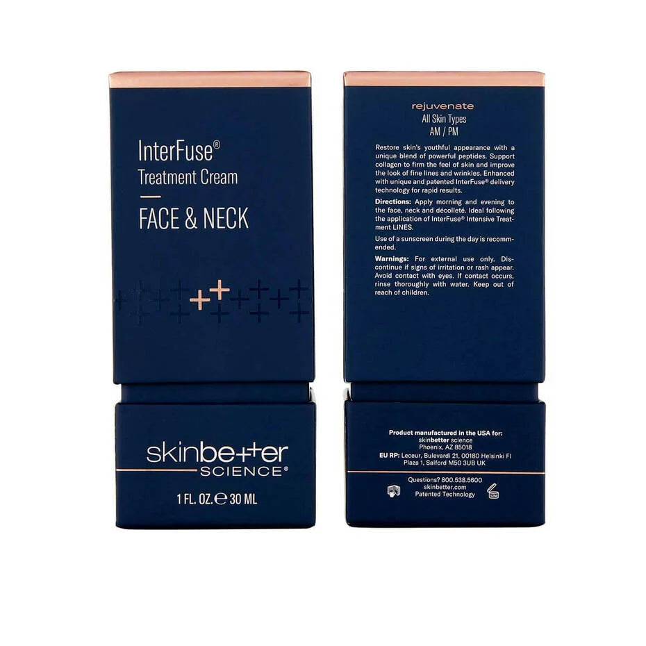 Skinbetter Science InterFuse Treatment Cream Face & Neck 30ml - www.Hudonline.no 