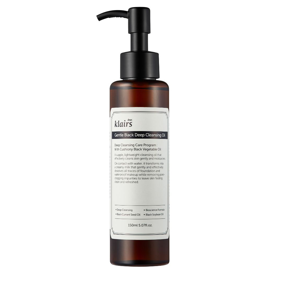 Klairs Gentle Black Fresh Cleansing Oil 150 ml - www.Hudonline.no 