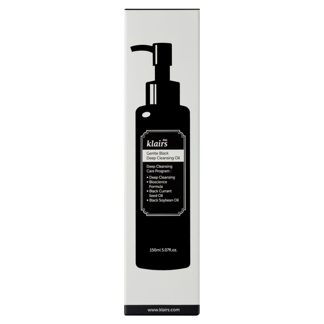 Klairs Gentle Black Fresh Cleansing Oil 150 ml - www.Hudonline.no 