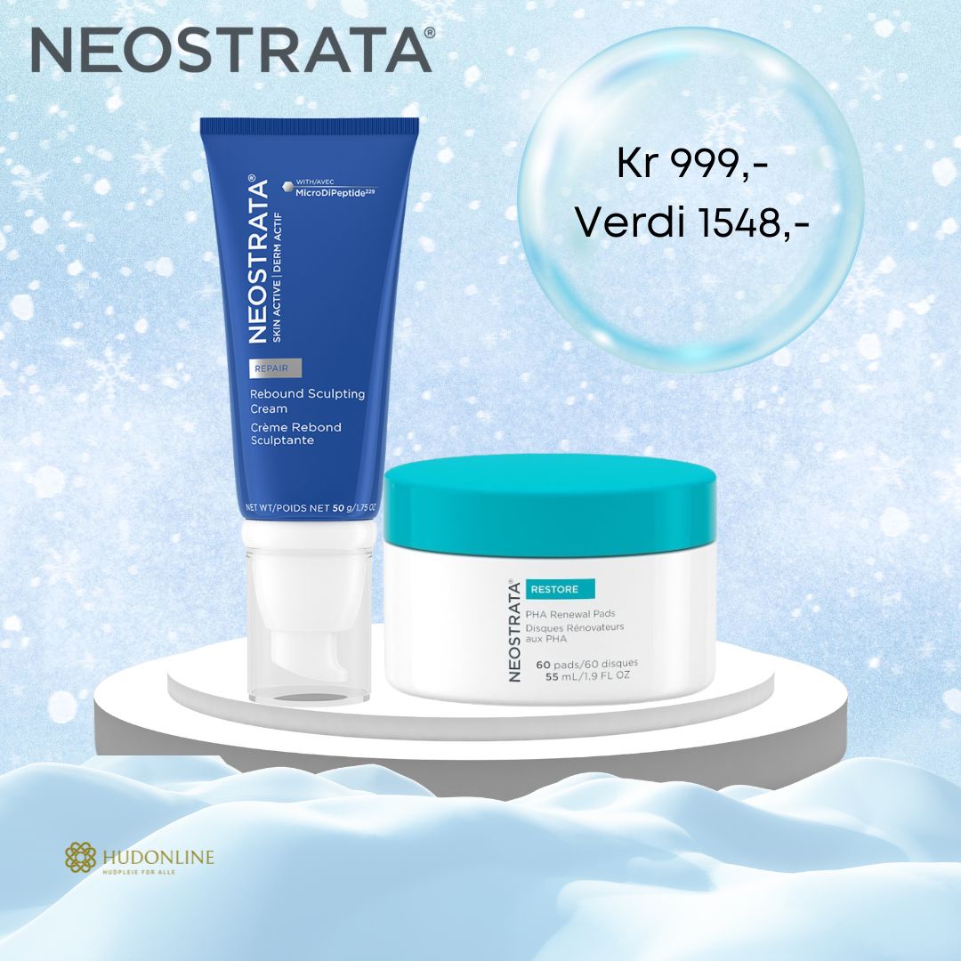 Neostrata Kampanje. Kjøp Rebound Sculpting Cream, få PHA Renewal Pads i gave - www.Hudonline.no 