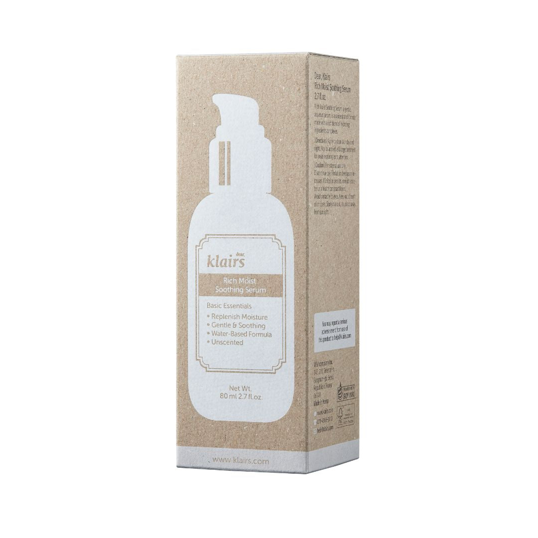 Klairs Rich Moist Soothing Serum 80 ml - www.Hudonline.no 