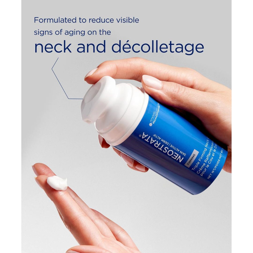 NY! Triple Firming Neck Cream med MicroDiPeptide229® 80g - www.Hudonline.no 